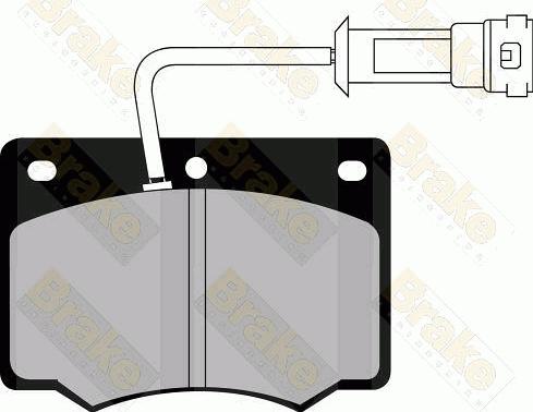 Brake Engineering PA336 - Гальмівні колодки, дискові гальма autozip.com.ua