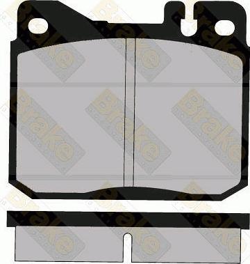 Brake Engineering PA323 - Гальмівні колодки, дискові гальма autozip.com.ua