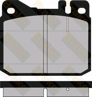 Brake Engineering PA379 - Гальмівні колодки, дискові гальма autozip.com.ua