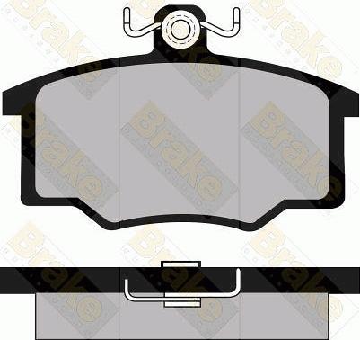 Brake Engineering PA296 - Гальмівні колодки, дискові гальма autozip.com.ua