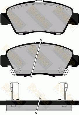 Lucas Diesel GDB3478 - Гальмівні колодки, дискові гальма autozip.com.ua