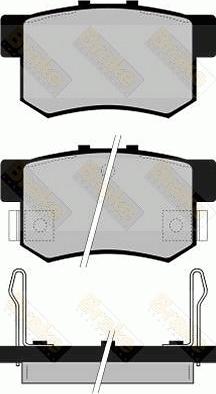 Brake Engineering PA738 - Гальмівні колодки, дискові гальма autozip.com.ua