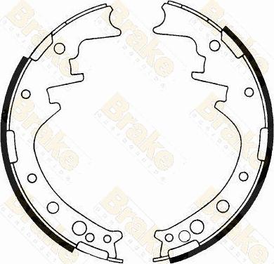 Brake Engineering SH1171 - Комплект гальм, барабанний механізм autozip.com.ua