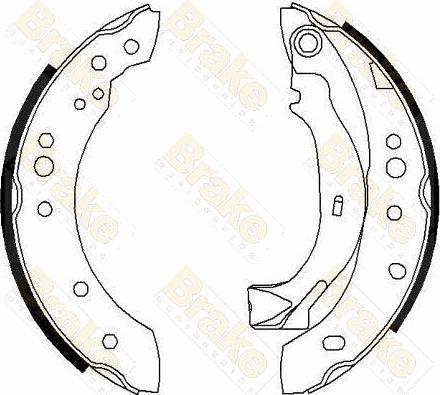 Brake Engineering SH2577 - Комплект гальм, барабанний механізм autozip.com.ua