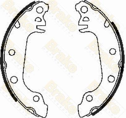 Brake Engineering SH2139 - Комплект гальм, барабанний механізм autozip.com.ua