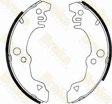 Brake Engineering SH2135 - Комплект гальм, барабанний механізм autozip.com.ua