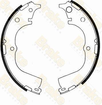 Brake Engineering SH2363 - Комплект гальм, барабанний механізм autozip.com.ua