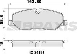 Jurid 572521J-AS - Гальмівні колодки, дискові гальма autozip.com.ua