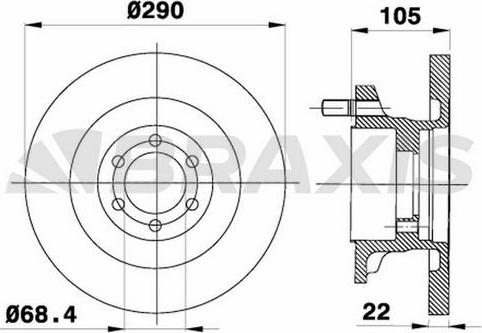 Lucas Electrical 6027885 - Гальмівний диск autozip.com.ua