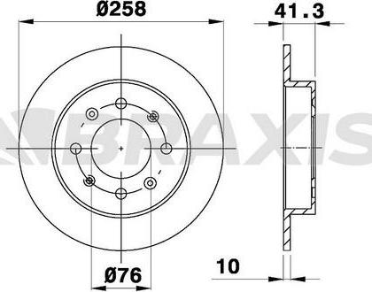 CAR DDF 1541 - Гальмівний диск autozip.com.ua