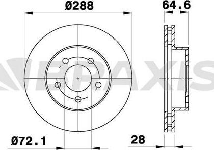 Remsa BDM6895.10 - Гальмівний диск autozip.com.ua