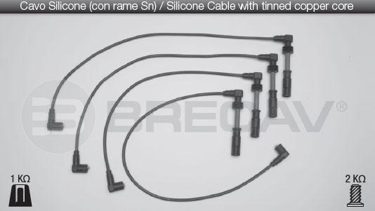 Brecav 02.521 - Комплект проводів запалювання autozip.com.ua
