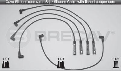 Brecav 14.553 - Комплект проводів запалювання autozip.com.ua