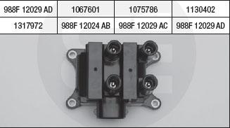 Brecav 215.001E - Котушка запалювання autozip.com.ua