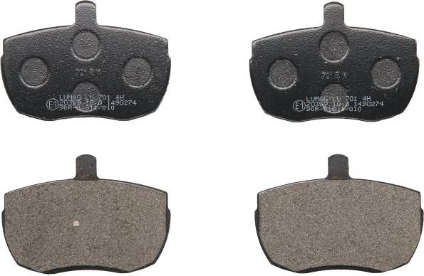 Breck 20359 00 701 00 - Гальмівні колодки, дискові гальма autozip.com.ua