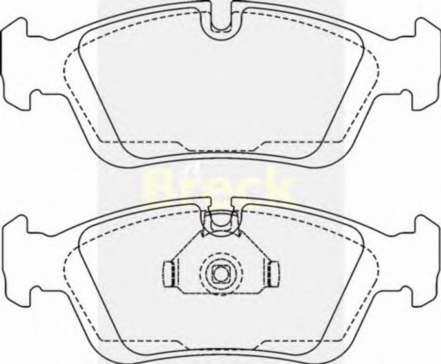 Breck 21912 00 - Гальмівні колодки, дискові гальма autozip.com.ua