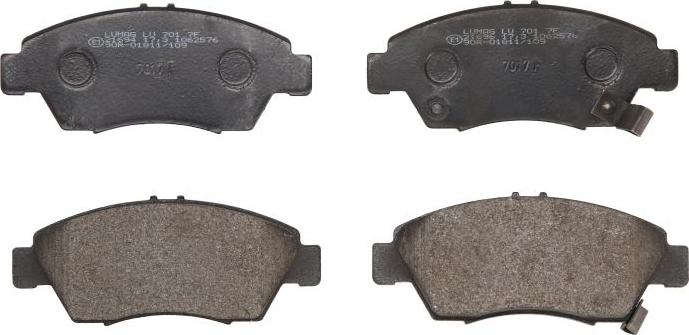 Breck 21694 00 701 10 - Гальмівні колодки, дискові гальма autozip.com.ua