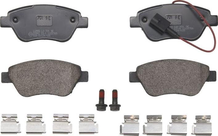 Breck 23979 00 701 10 - Гальмівні колодки, дискові гальма autozip.com.ua
