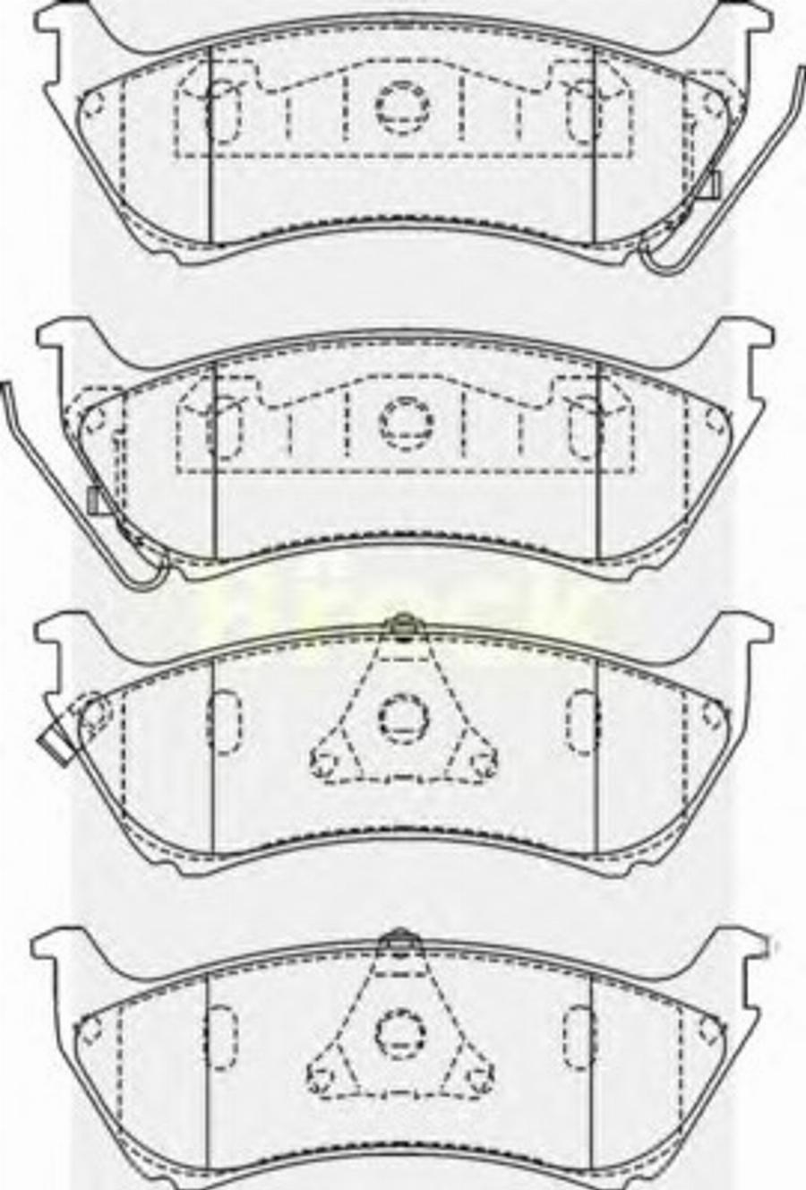 Breck 2318900C - Гальмівні колодки, дискові гальма autozip.com.ua