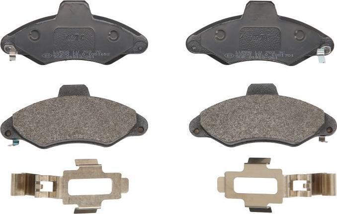 Breck 23300 00 702 10 - Гальмівні колодки, дискові гальма autozip.com.ua