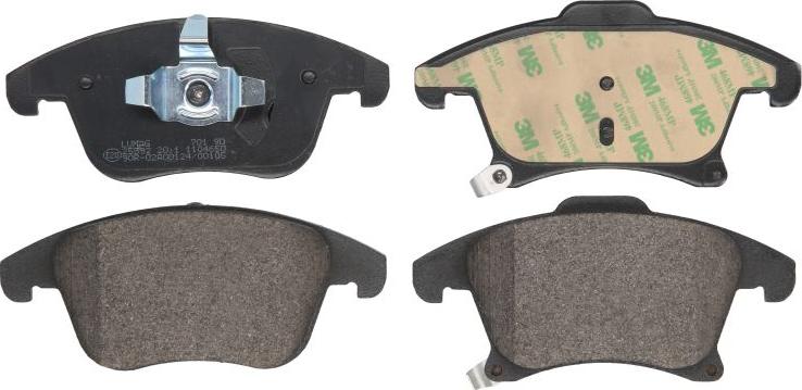 Breck 22269 00 701 00 - Гальмівні колодки, дискові гальма autozip.com.ua