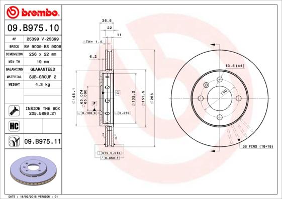 Breco BS 9009 - Гальмівний диск autozip.com.ua