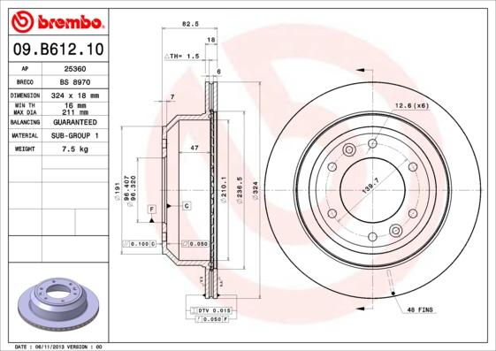 Breco BS 8970 - Гальмівний диск autozip.com.ua