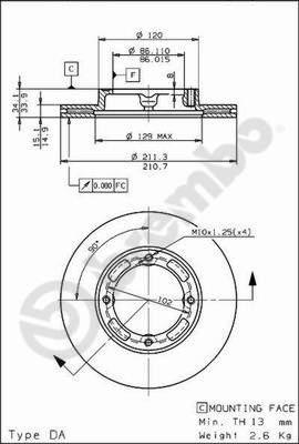 Breco BS 8149 - Гальмівний диск autozip.com.ua