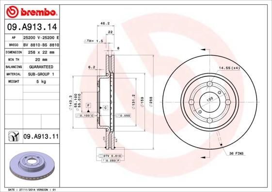 Breco BS 8810 - Гальмівний диск autozip.com.ua