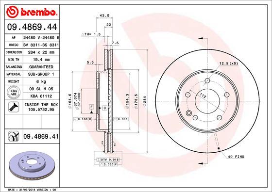 Breco BS 8311 - Гальмівний диск autozip.com.ua