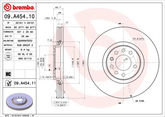 Breco BS 8771 - Гальмівний диск autozip.com.ua
