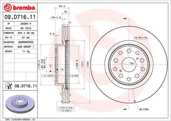 Breco BV 7912 - Гальмівний диск autozip.com.ua