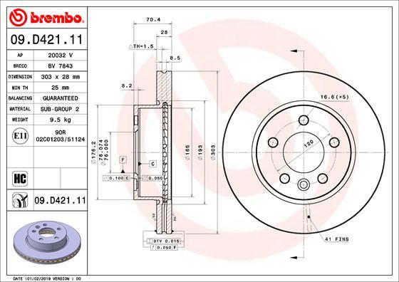 Breco BV 7843 - Гальмівний диск autozip.com.ua