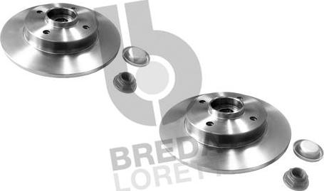 Breda Lorett DFM0008 - Гальмівний диск autozip.com.ua