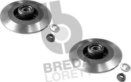 Breda Lorett DFM0007 - Гальмівний диск autozip.com.ua