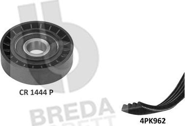 Breda Lorett KCA0050 - Поликлиновий ремінний комплект autozip.com.ua