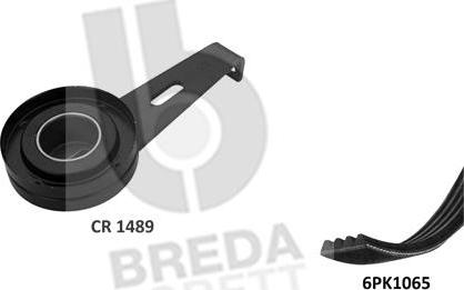 Breda Lorett KCA0051 - Поликлиновий ремінний комплект autozip.com.ua