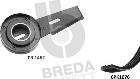 Breda Lorett KCA0053 - Поликлиновий ремінний комплект autozip.com.ua