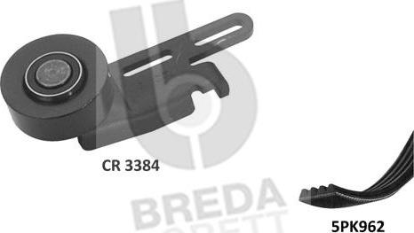 Breda Lorett KCA0011 - Поликлиновий ремінний комплект autozip.com.ua