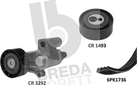 Breda Lorett KCA0035 - Поликлиновий ремінний комплект autozip.com.ua