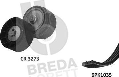Breda Lorett KCA0031 - Поликлиновий ремінний комплект autozip.com.ua