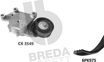 Breda Lorett KCA0029 - Поликлиновий ремінний комплект autozip.com.ua