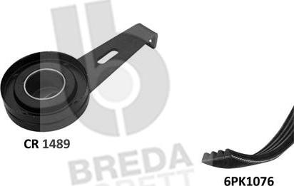 Breda Lorett KCA0020 - Поликлиновий ремінний комплект autozip.com.ua