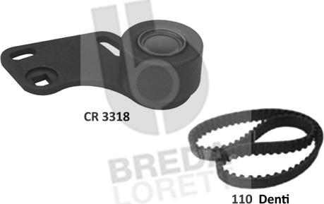 Breda Lorett KCD0409 - Комплект ременя ГРМ autozip.com.ua