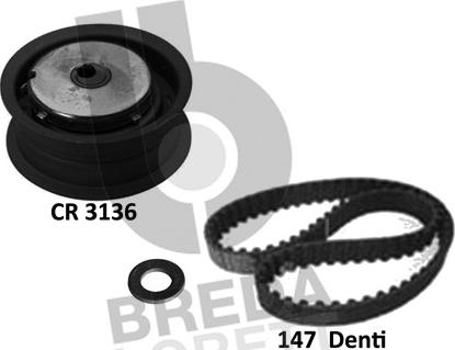 Breda Lorett KCD0687 - Комплект ременя ГРМ autozip.com.ua