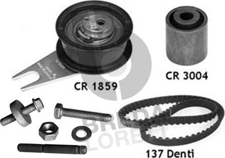 Breda Lorett KCD0042 - Комплект ременя ГРМ autozip.com.ua