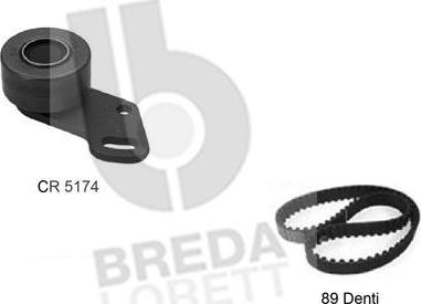 Breda Lorett KCD0193 - Комплект ременя ГРМ autozip.com.ua