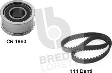 Breda Lorett KCD0148 - Комплект ременя ГРМ autozip.com.ua