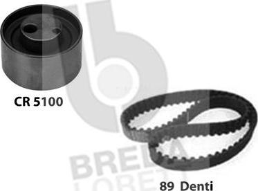 Breda Lorett KCD0169 - Комплект ременя ГРМ autozip.com.ua