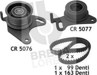 Breda Lorett KCD0164 - Комплект ременя ГРМ autozip.com.ua